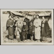 Family portrait in Japanese garden (ddr-densho-259-240)