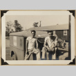 Frank and Hoyo with an ambulance (ddr-densho-542-561)