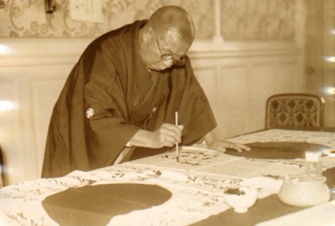 Matajiro Koizumi painting calligraphy (ddr-njpa-4-479)