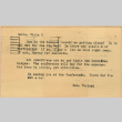 Notecard with message re: conference (ddr-densho-341-13)