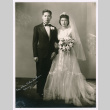 Takeo Isoshima and Mitzi Nakahara wedding photo (ddr-densho-477-115)