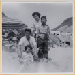 Family on beach (ddr-densho-522-294)