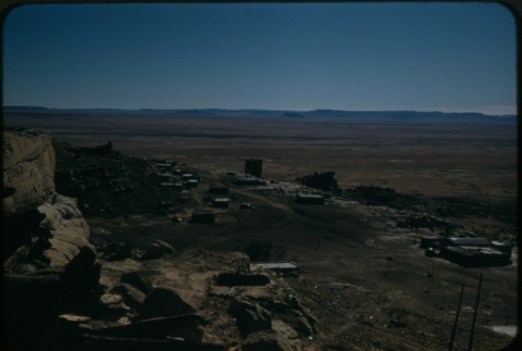 View of buildings in the desert (ddr-densho-338-497)
