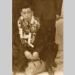 Man wearing leis (ddr-njpa-4-2033)