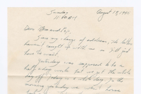 Letter from Tadashi Ishida to Mr. & Mrs. Y Ishida (ddr-densho-535-240)