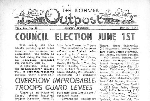 Rohwer Outpost Vol. II No. 43 (May 29, 1943) (ddr-densho-143-65)