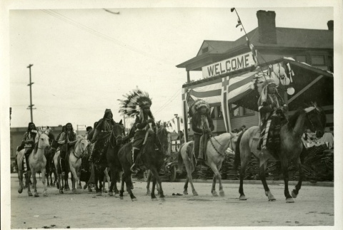 Native Americans in parade (ddr-densho-35-225)