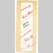 Bookmark, 1st anniversary of Poston Public Library at 325 (ddr-csujad-38-411)