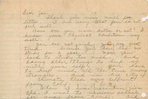 Letter to a Nisei man from his mother (ddr-densho-153-209)