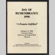 Day of remembrance 1990: a promise fulfilled (ddr-csujad-55-2691)