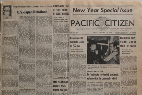 Pacific Citizen, Vol. 78, No. 1 (January 4-11, 1974) (ddr-pc-46-1)