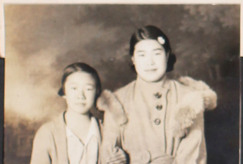 Portrait of woman and girl (ddr-densho-493-175)
