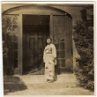 Woman in kimono standing by door (ddr-densho-426-1824)