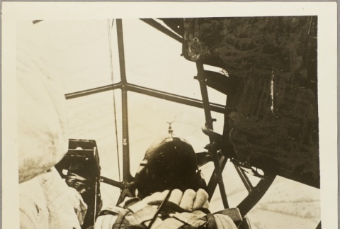 German pilot in a cockpit (ddr-njpa-13-848)