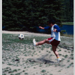 Ted Hasegawa playing soccer (ddr-densho-336-1521)