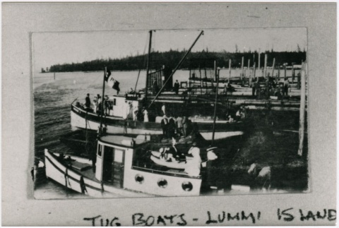 Tugboats at Lummi Island (ddr-densho-353-144)