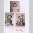 Page with copies of three photos (ddr-densho-430-356)