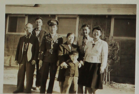 Yoshioka family in Topaz (ddr-densho-357-731)
