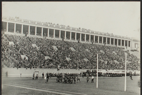 Football game at Harvard University Stadium (ddr-densho-355-705)