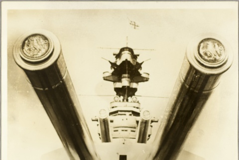 Photograph of the HMS Hood's cannons (ddr-njpa-13-518)