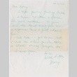 Letter from Glory (Van Scott) to Mary Mon Toy (ddr-densho-488-14)