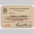 Licensed Architect Card (ddr-densho-335-120)