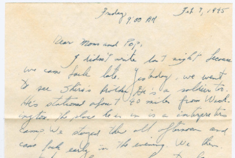 Letter from Tadashi Ishida to Mr. & Mrs. Y Ishida (ddr-densho-535-128)