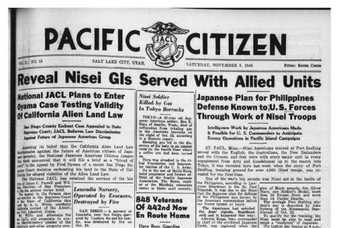 The Pacific Citizen, Vol. 21 No. 18 (November 3, 1945) (ddr-pc-17-44)