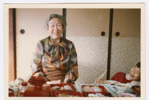 Woman and child laughing (ddr-densho-501-42)