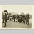 Japanese Boy Scouts and adult leaders saluting flags (ddr-njpa-13-1188)