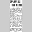 Japanese Fish Crew Interned (December 13, 1941) (ddr-densho-56-547)