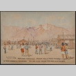 Painting of Manzanar High School (ddr-manz-2-51)
