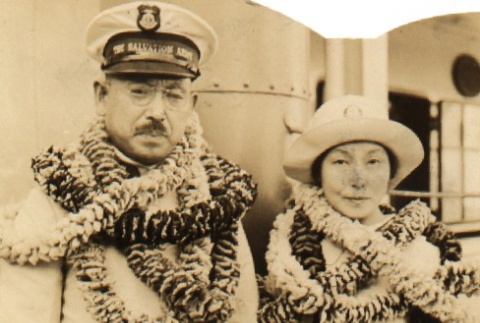 Salvation Army major, Masasuke Kobayashi, and his wife (ddr-njpa-4-453)