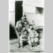 Soldiers on stoop (ddr-densho-1007-729)