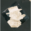 Silhouette cutout of an animal wearing a straw hat (ddr-densho-483-246)