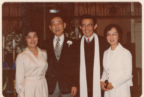Homer and Miyuki Yasui with Man and Woman (ddr-ohs-1-262)