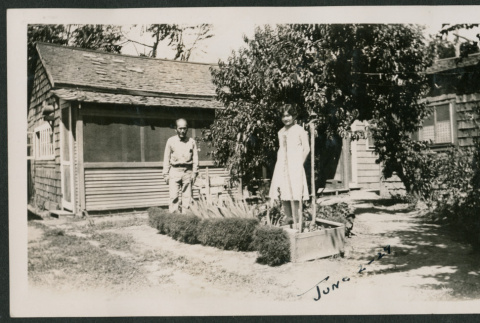 Couple in the garden (ddr-densho-378-345)