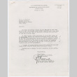 Letter confirming Takahashi family relocation to Kalamazoo, Michigan (ddr-densho-355-247)