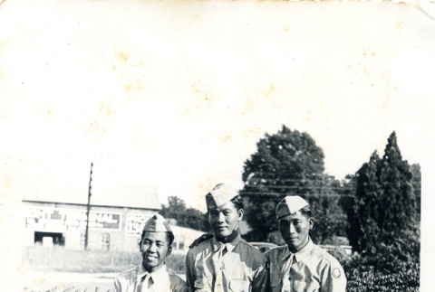 Three soldiers (ddr-densho-22-274)