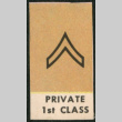 Image of Private 1st Class shoulder patch (ddr-ajah-2-52)