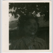 Woman in a garden (ddr-densho-329-819)