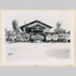 Mourners at Jane Fukumori's funeral (ddr-densho-37-2026)