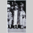Girls and boys on steps (ddr-densho-1007-621)