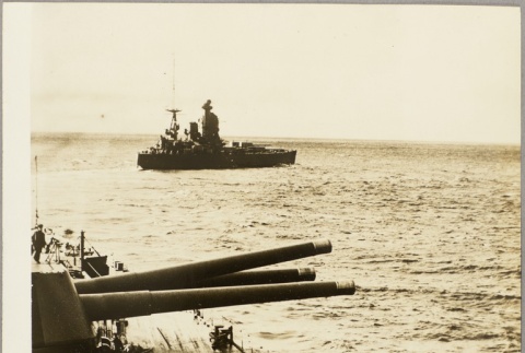 Photograph of cannons on a British ship (ddr-njpa-13-597)