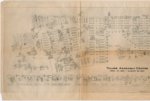 Map of Tulare Assembly Center (ddr-densho-352-165)