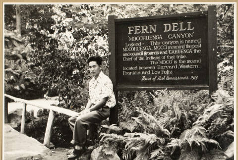 Man at Fern Dell (ddr-densho-542-788)