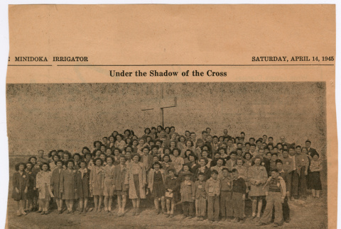 Minidoka Irrigator: -Under the shadow of the cross (ddr-densho-483-71)