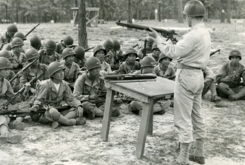 Soldiers in basic training (ddr-densho-22-472)