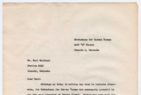 Letter from Joseph Ishikawa to Paul Shulbach (ddr-densho-468-200)