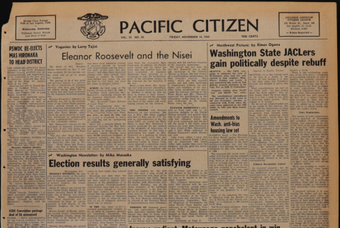 Pacific Citizen, Vol. 55, No. 20 (November 16, 1962) (ddr-pc-34-46)